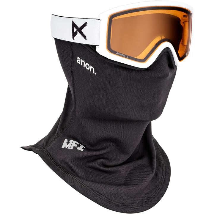 Anon Tracker 2.0 Snowboard Goggles White/Amber + MFI Face Mask