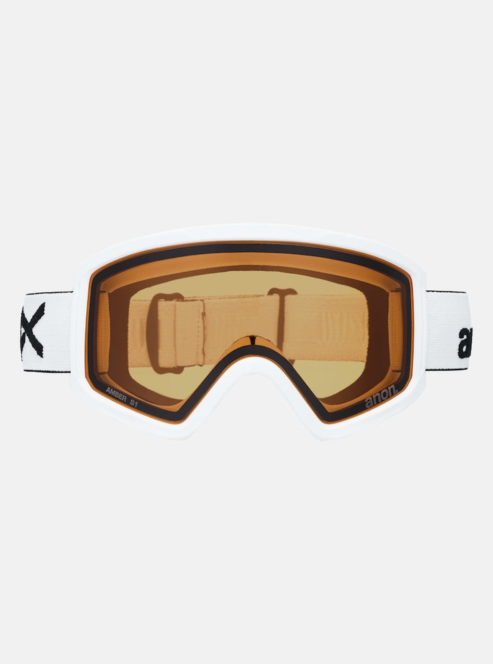 Anon Tracker 2.0 Goggles + MFI® Face Mask - White + Amber