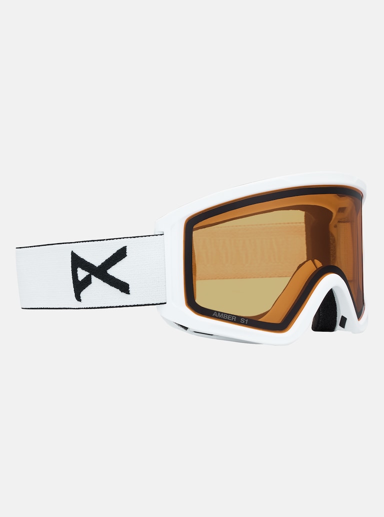 Anon Tracker 2.0 Goggles + MFI® Face Mask - White + Amber