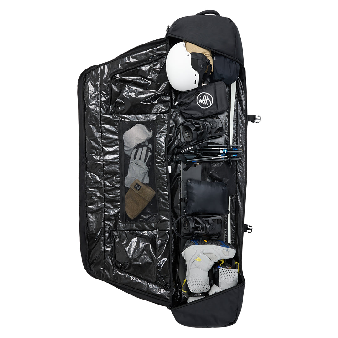 Burton Wheelie Flight Attendant Snowboard Bag True Black
