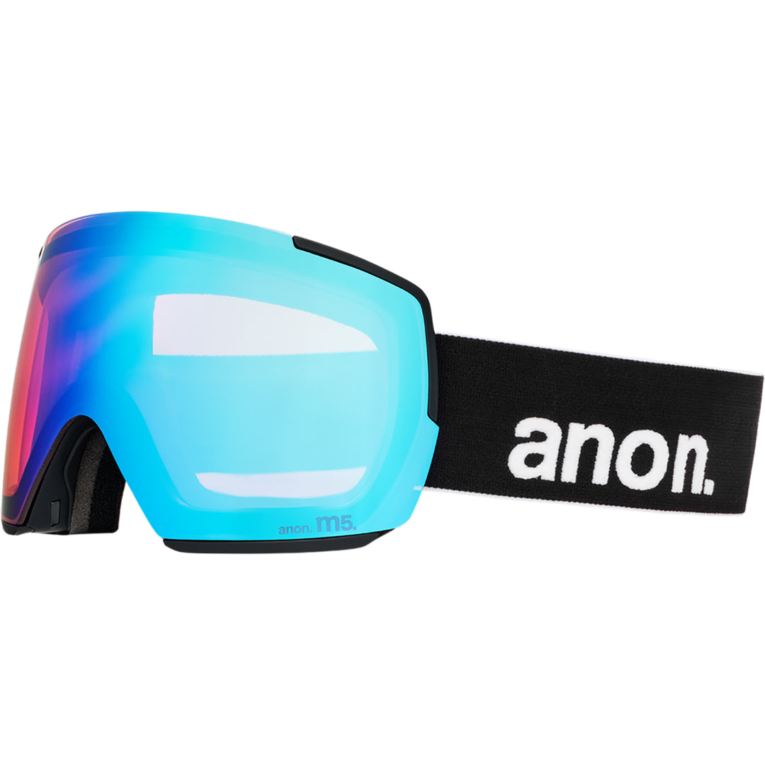 Anon M5 Snowboard Goggles Black/Perceive Variable Blue + MFI Facemask