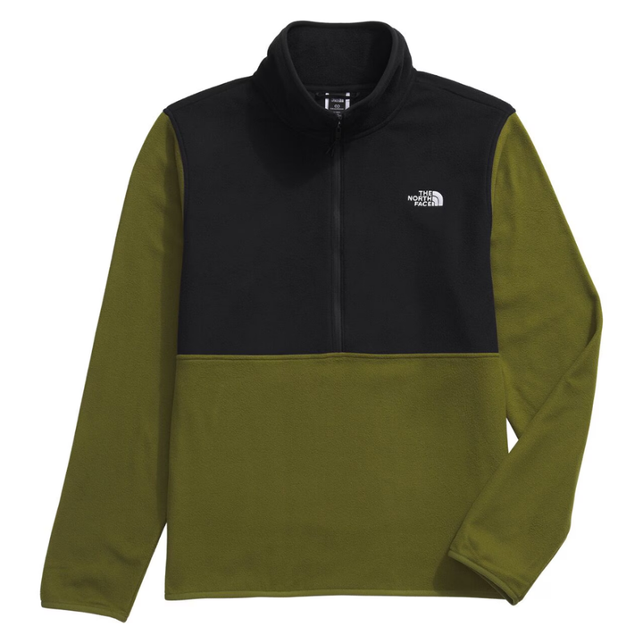 The North Face Glacier Fleece 1/2 Zip Forest Olive/TNF Black