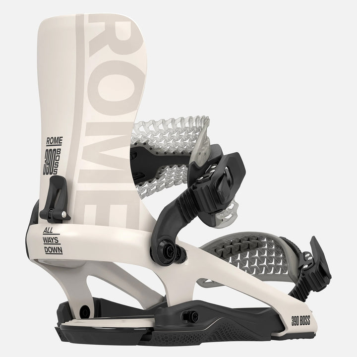 Rome 390 Boss FW Snowboard Bindings Stone