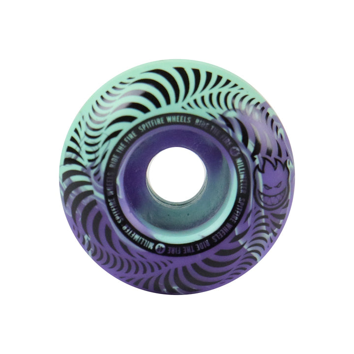 Spitfire Flashpoint Classic Wheels (Purple/Turquoise Swirl) 48mm