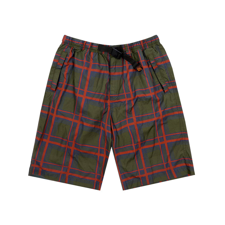 Bronze 56K Plaid Shorts Dark Green