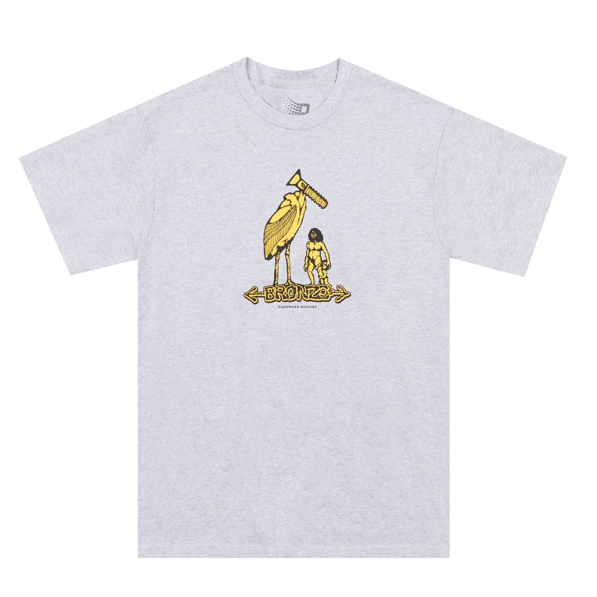 Bronze 56K Hardware History T-Shirt Heather Grey – Eastern Boarder