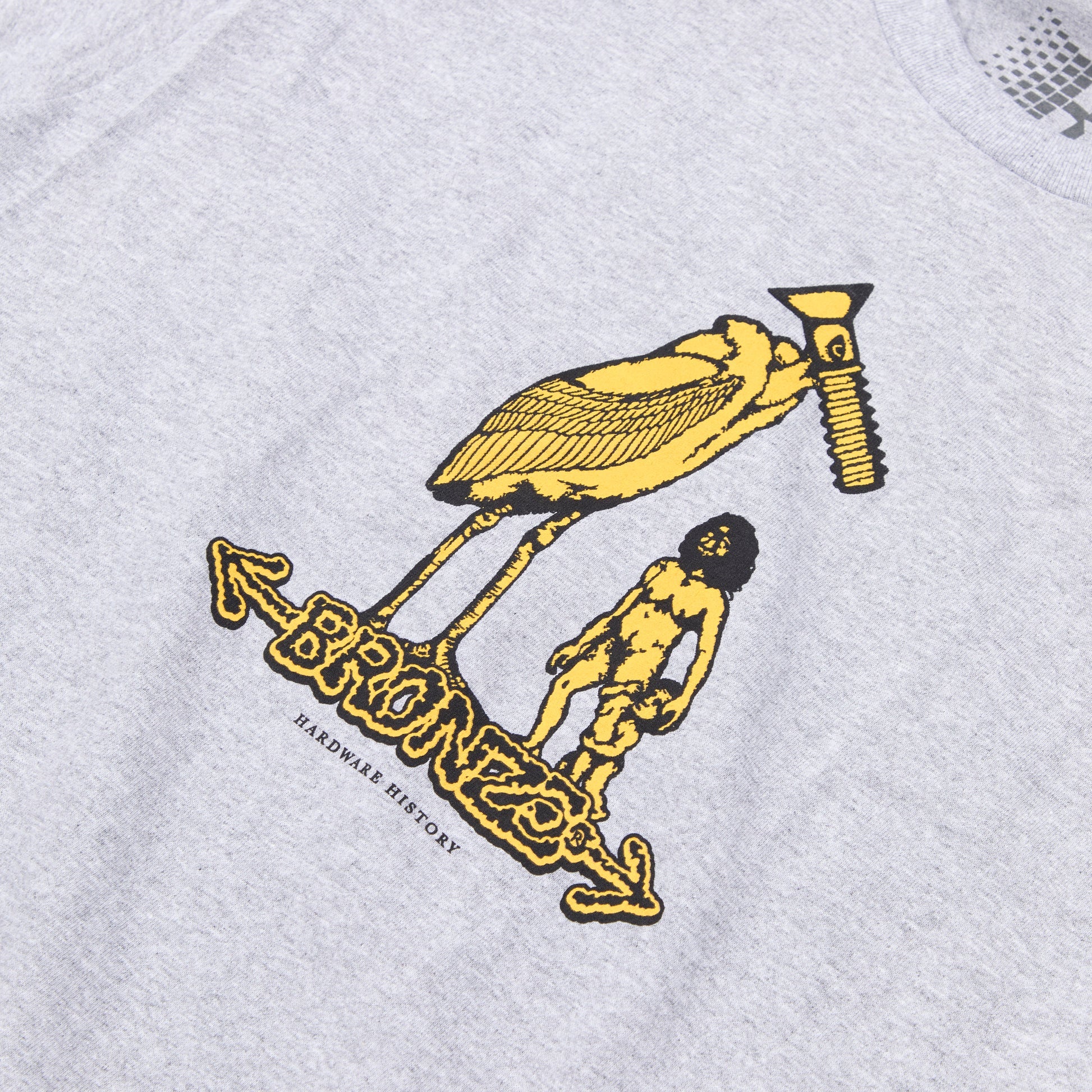 Bronze 56K Hardware History T-Shirt Heather Grey – Eastern Boarder