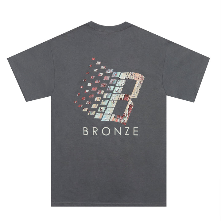 Bronze 56K Logo Rust T-Shirt Black