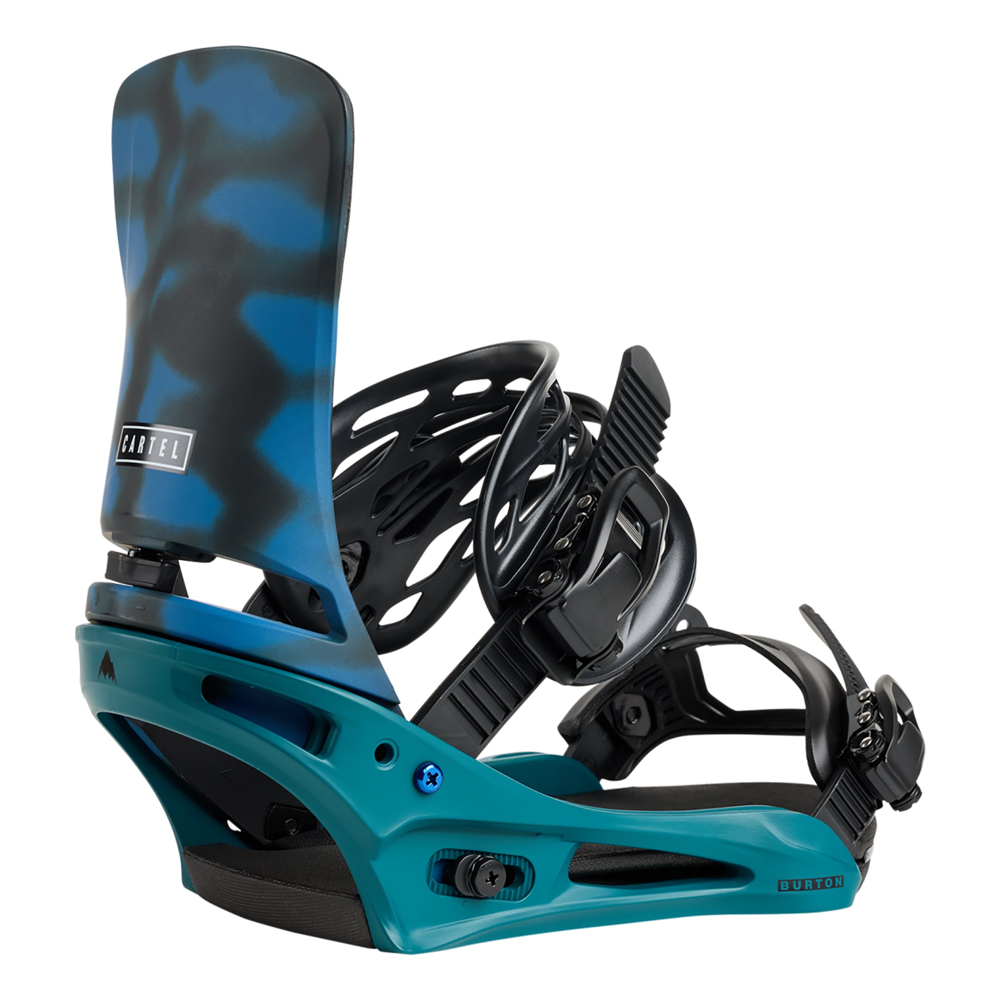 Burton Men's Cartel Re:Flex Snowboard Bindings Evergreen Shatter