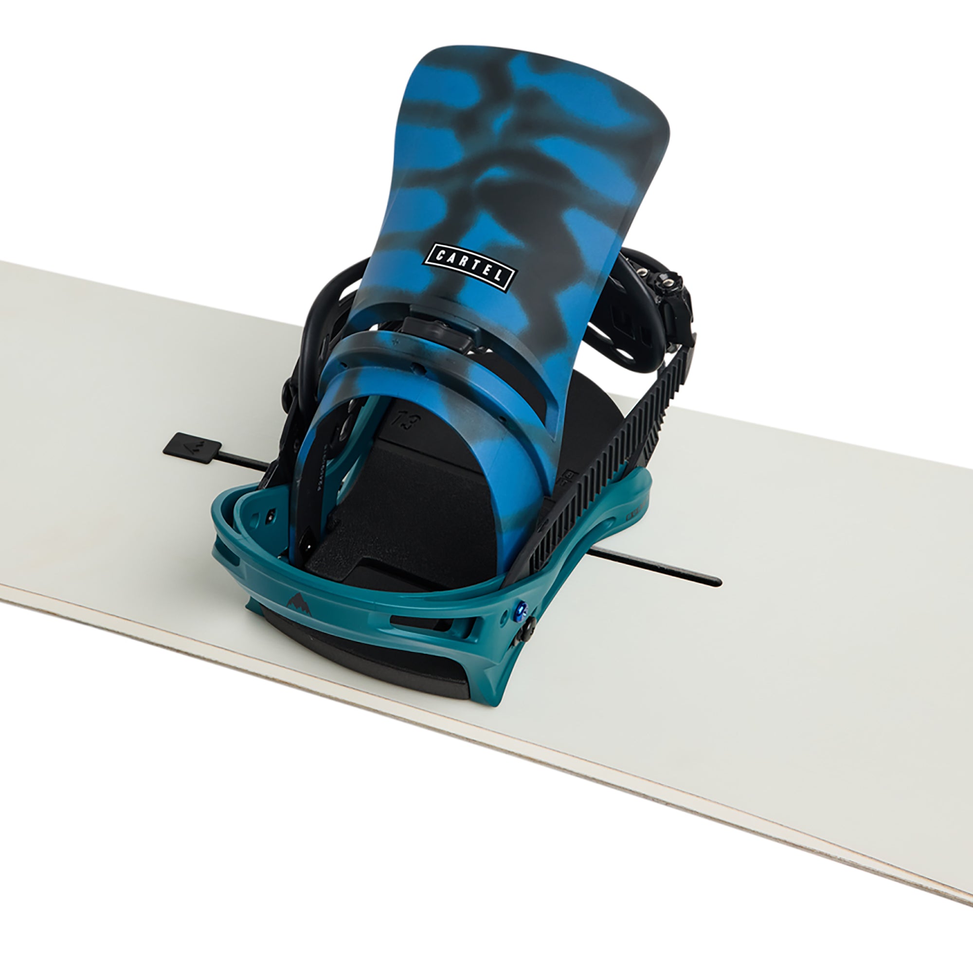 Burton Men's Cartel Re:Flex Snowboard Bindings Evergreen Shatter
