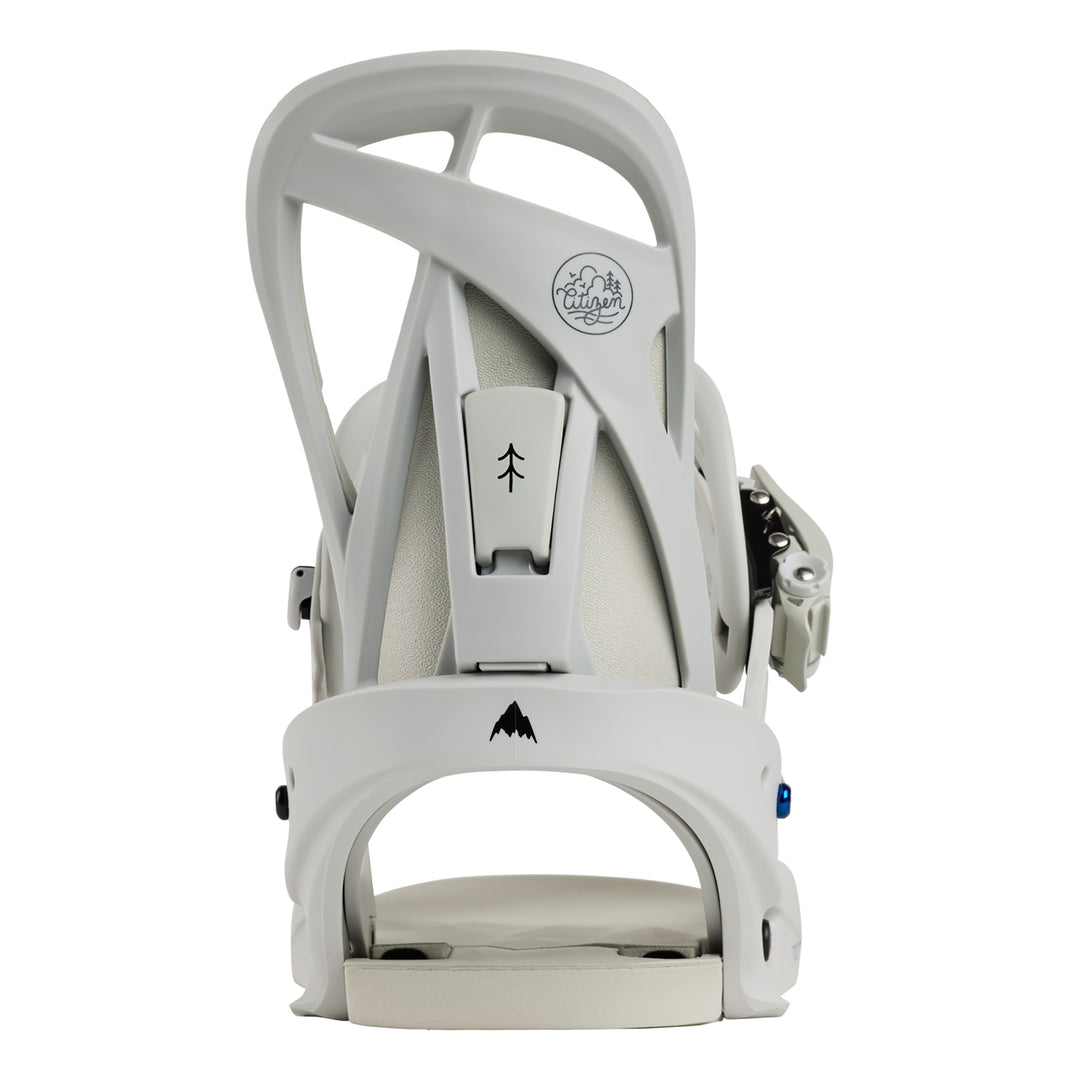 Burton Women’s Citizen Re:Flex Snowboard Bindings Gray Cloud