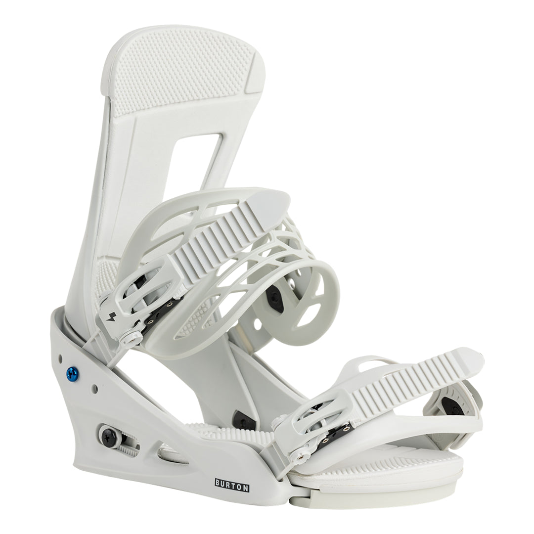Burton Men’s Freestyle Re:Flex Snowboard Bindings Gray Cloud