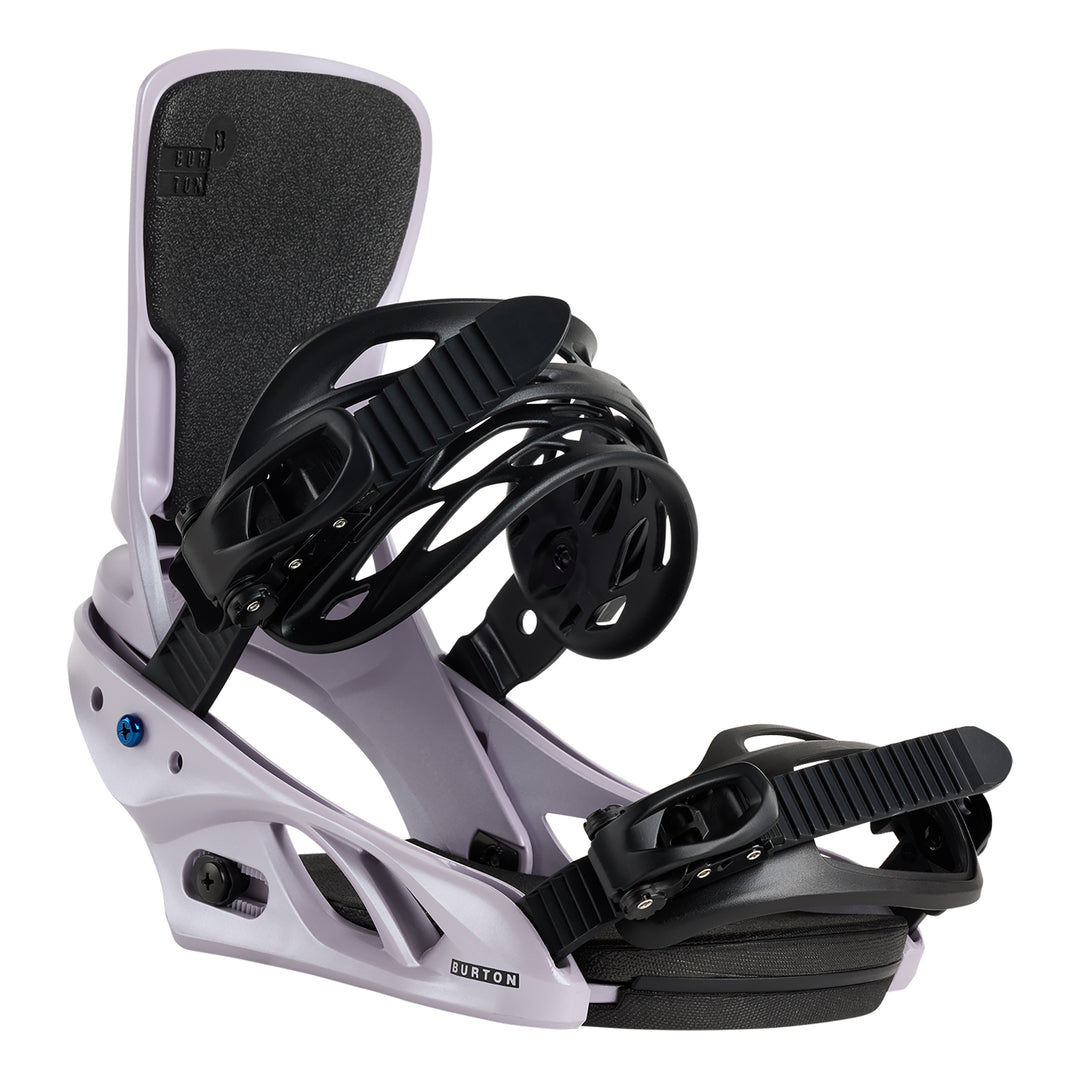 Women's Burton Lexa Re:Flex Snowboard Bindings, Washed Lavender / M