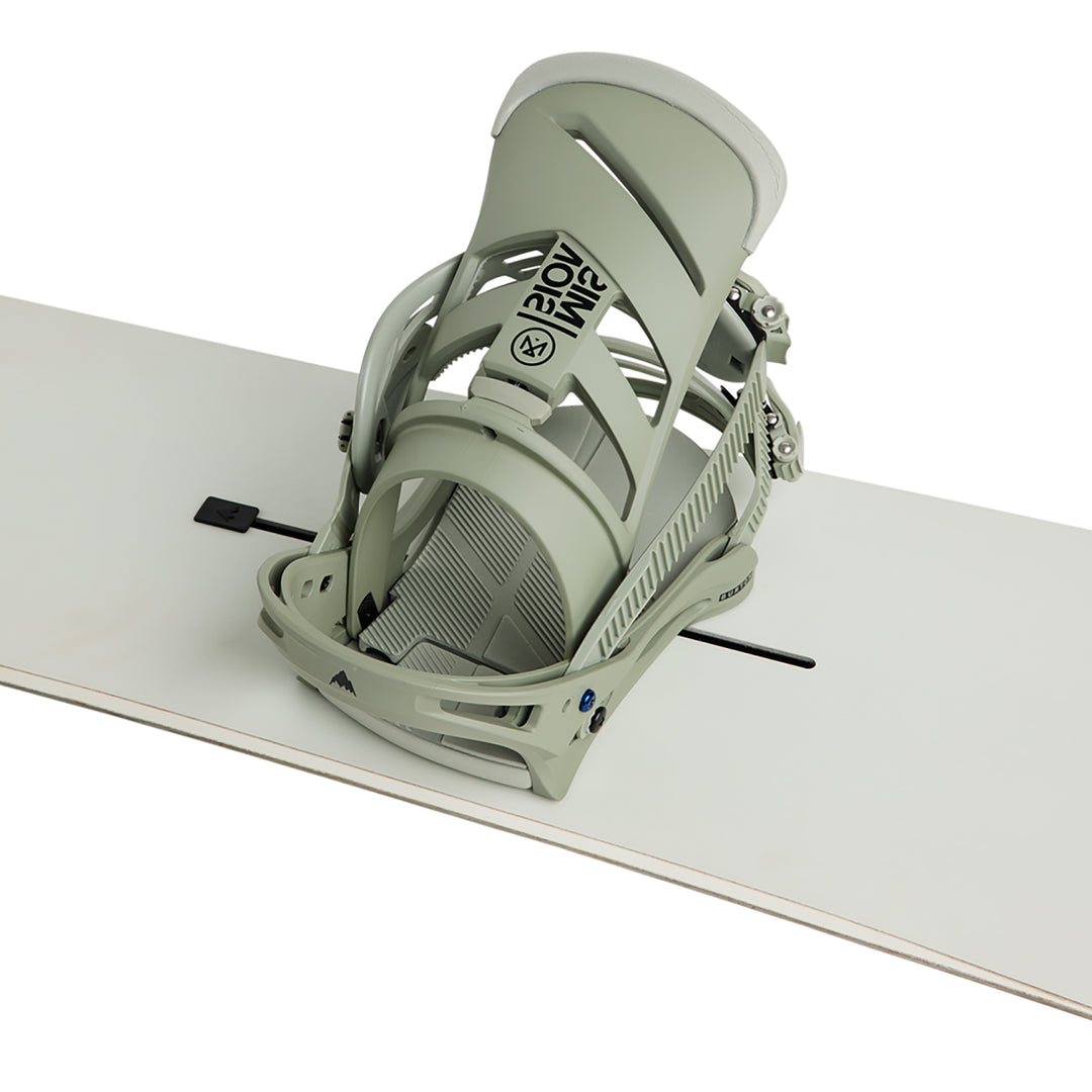 Burton Men’s Mission Re:Flex Snowboard Bindings Talc Green