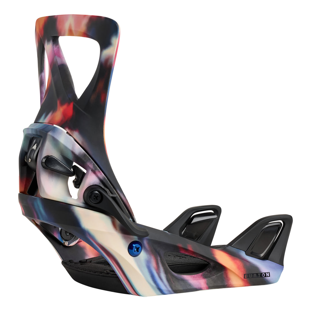 Women's Burton Step On Re:Flex Snowboard Bindings, Floral Blur / L