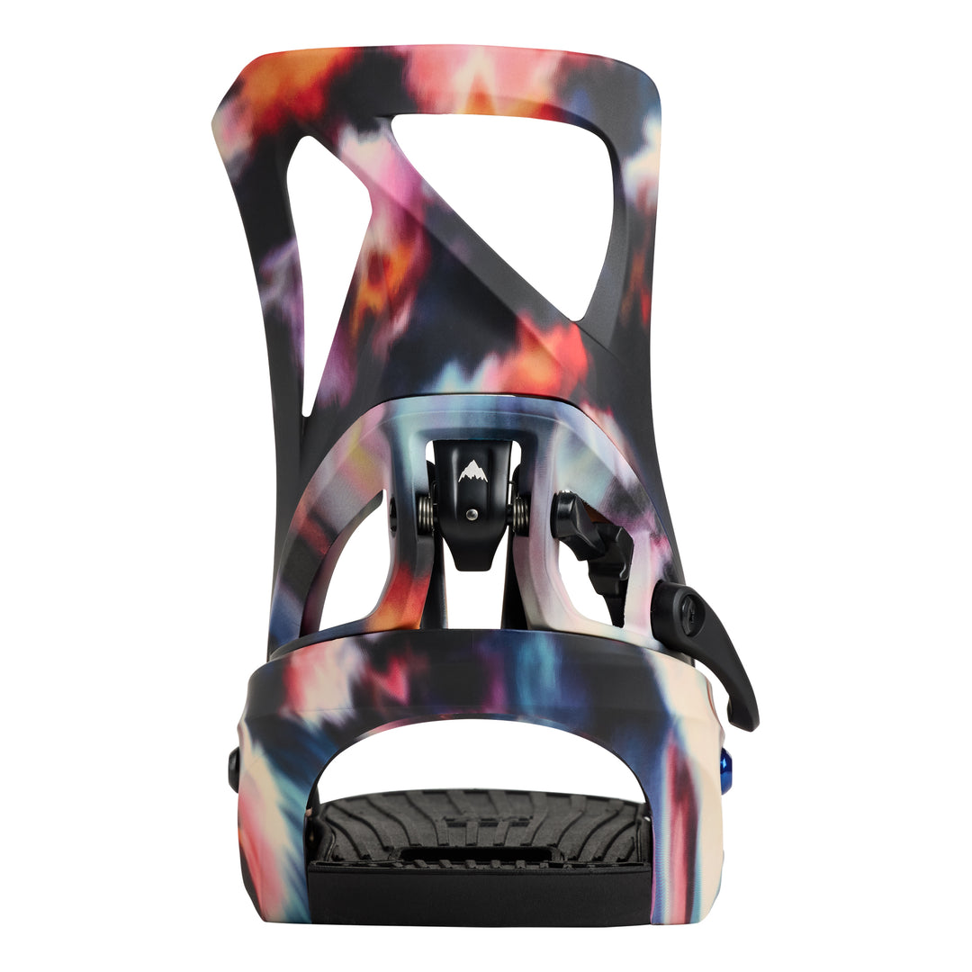 Women's Burton Step On Re:Flex Snowboard Bindings, Floral Blur / M
