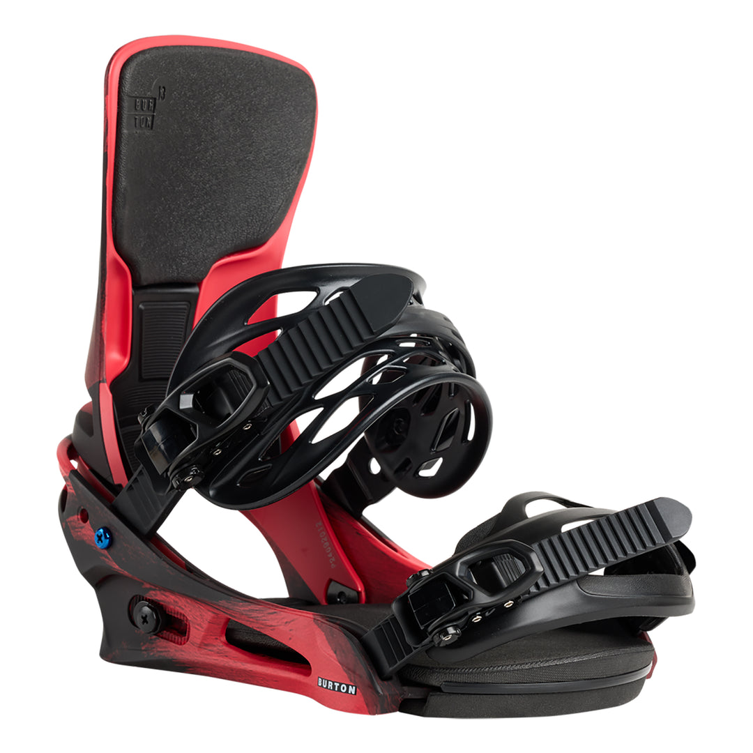 Men's Burton Cartel X Re:Flex Snowboard Bindings, Black / Red / L Men's Burton Cartel X Re:Flex Snowboard Bindings, Black / Red / L