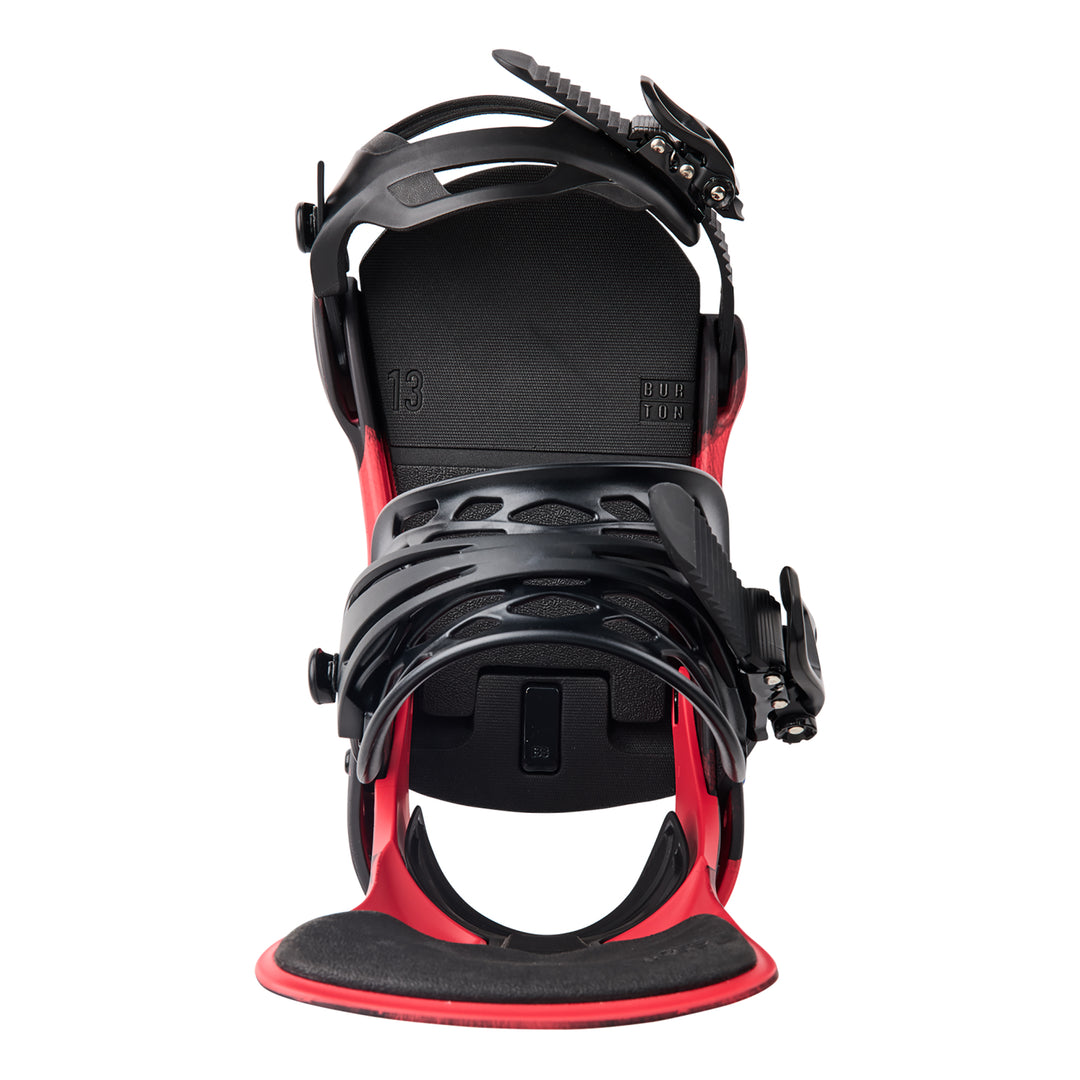 burton 13 snowboard mens Men's Burton Cartel X Re:Flex Snowboard Bindings, Black / Red / L