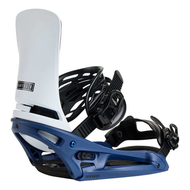 Burton Men’s Cartel X Re:Flex Snowboard Bindings Nightfall/White
