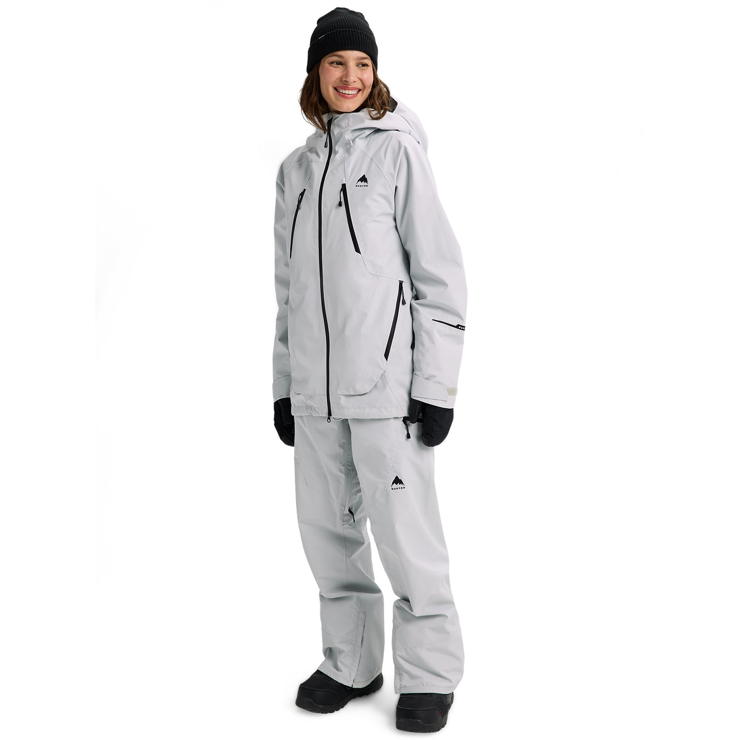 Burton Women's GORE-TEX Reserve Insulated Jacket Gray Cloud