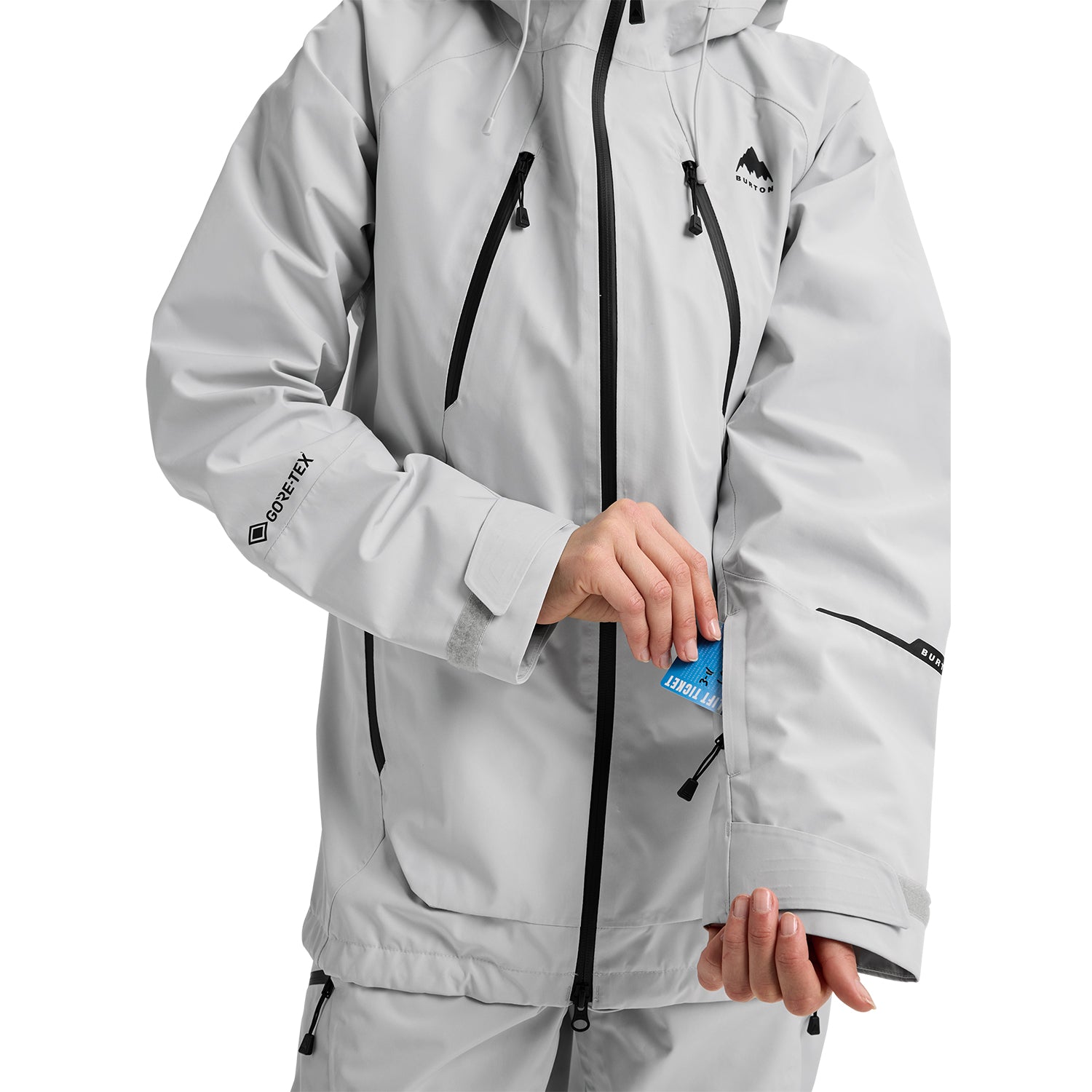 Burton Women's Reserve GORE-TEX 2L Insulated Jacket - Gray Cloud