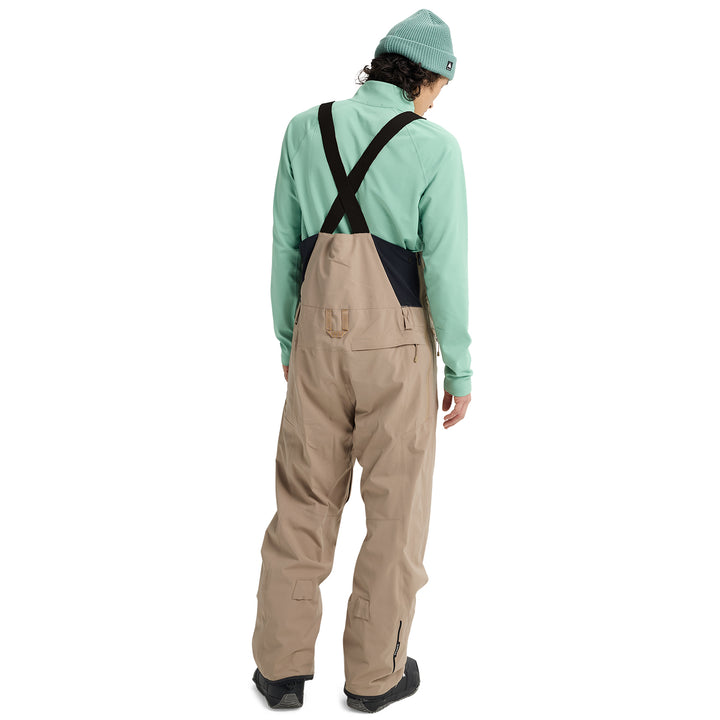 Burton Reserve 2L Stretch Bib Snowboard Pants Summit Taupe