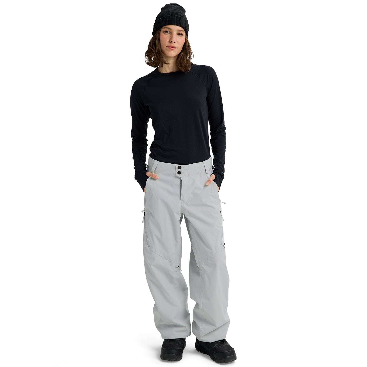 Burton Women's Reserve 2L Relaxed Pants - Gray Cloud – Eastern Boarder