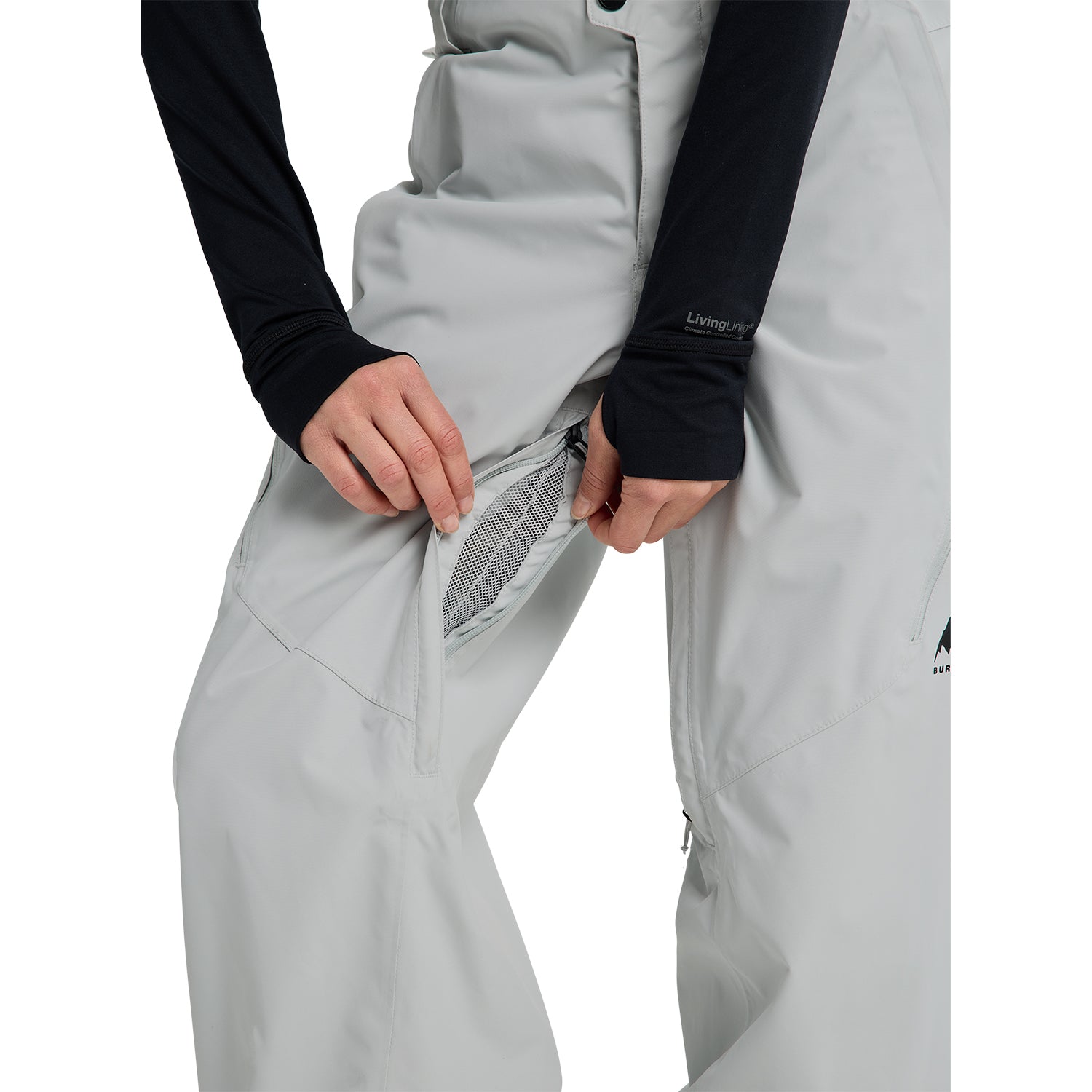 Burton Women's Reserve 2L Relaxed Pants - Gray Cloud – Eastern Boarder