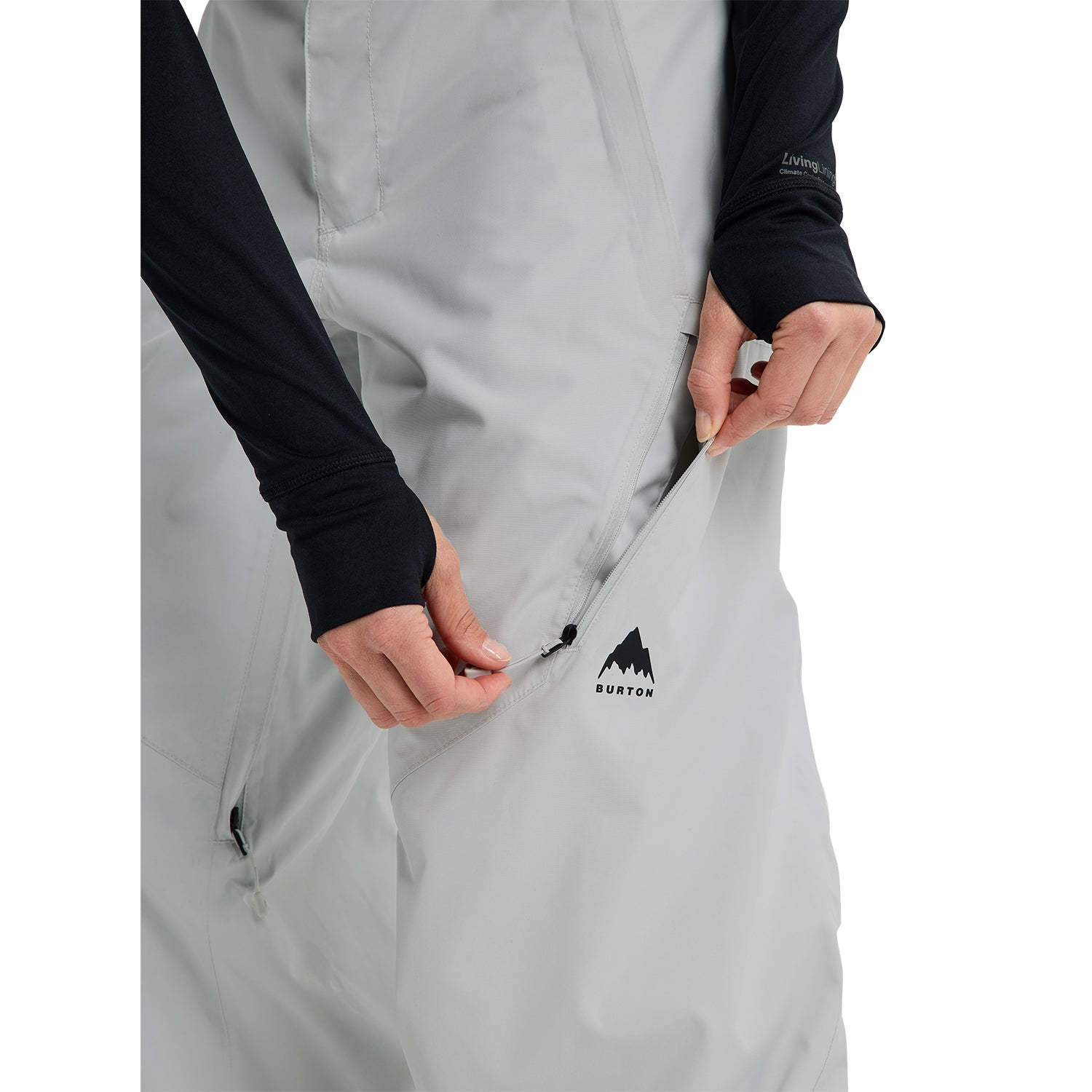 Burton Women's Reserve 2L Relaxed Pants - Gray Cloud – Eastern Boarder