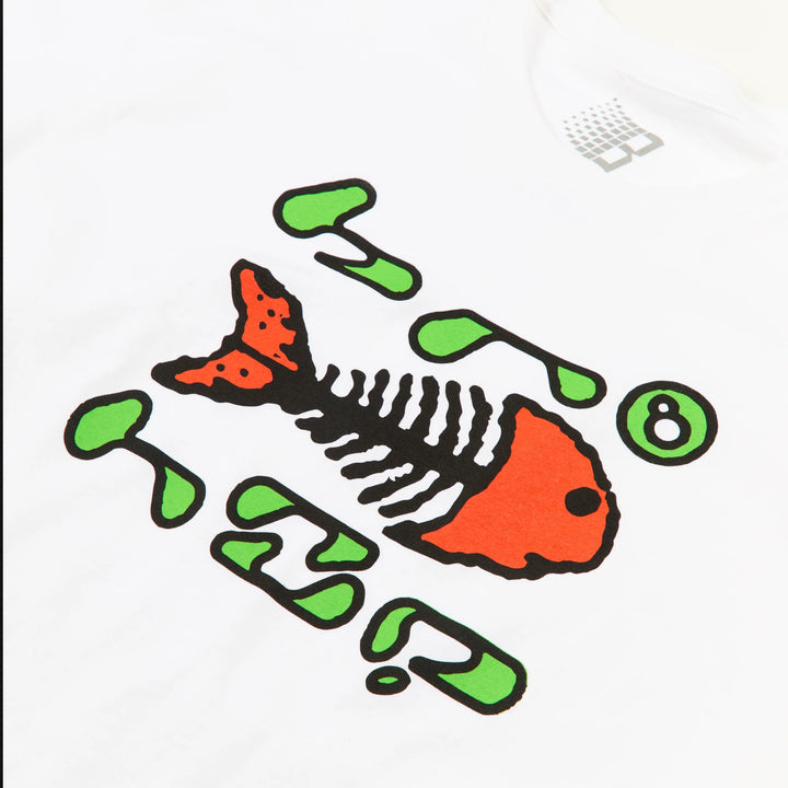Bronze Fishtech Tee White