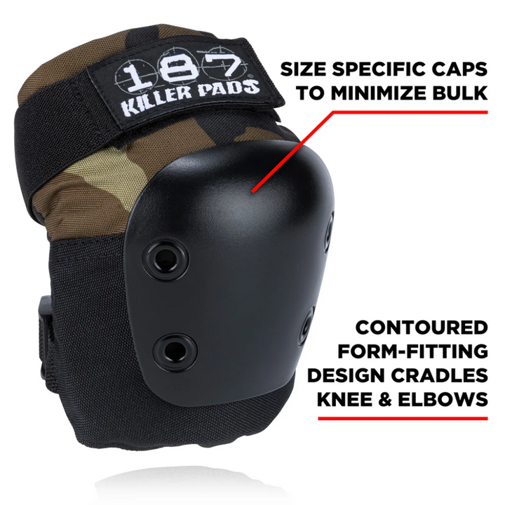 187 Killer Pads Knee & Elbow Pad Combo Pack Camo