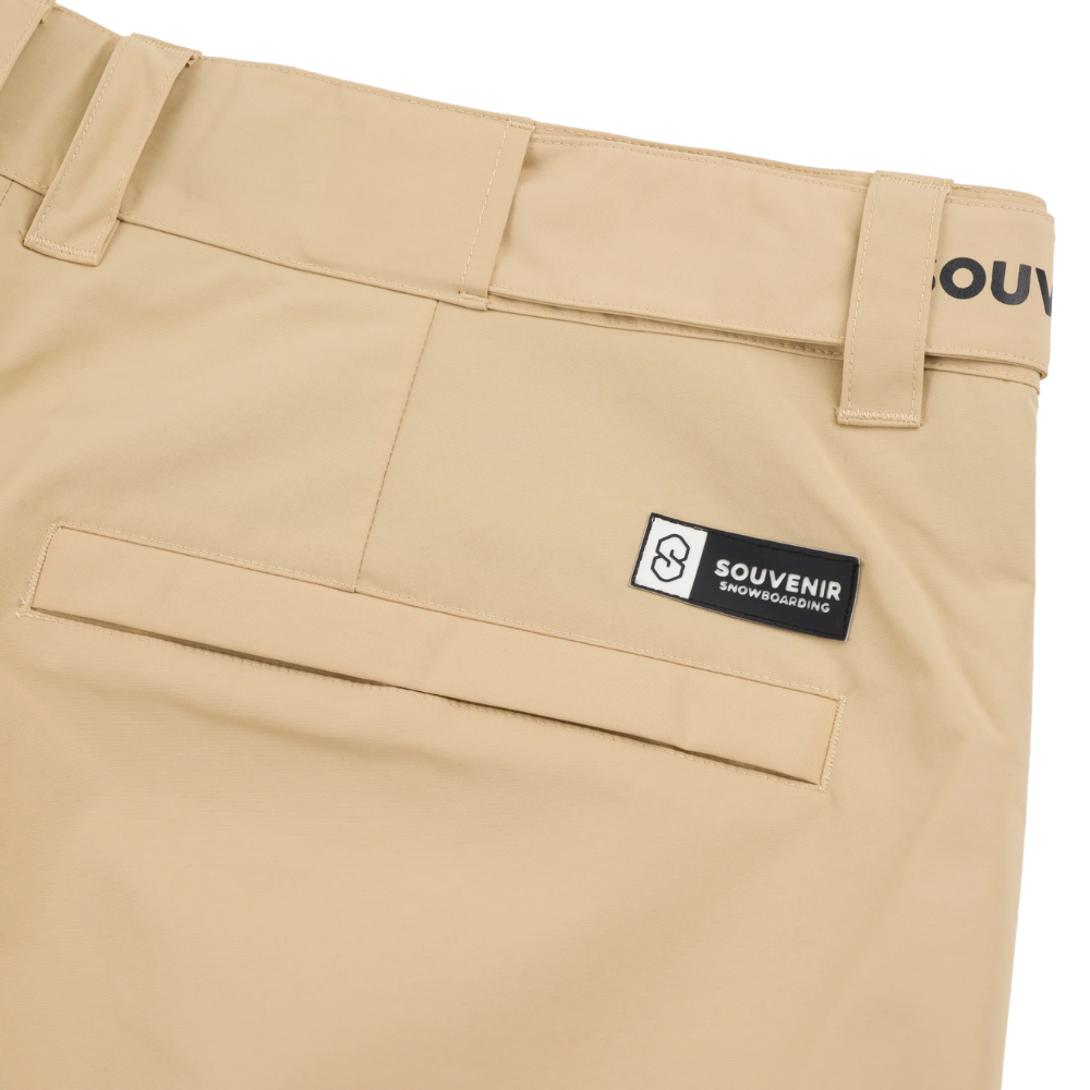 Souvenir Pleated Chino Snowboard Pant British Khaki