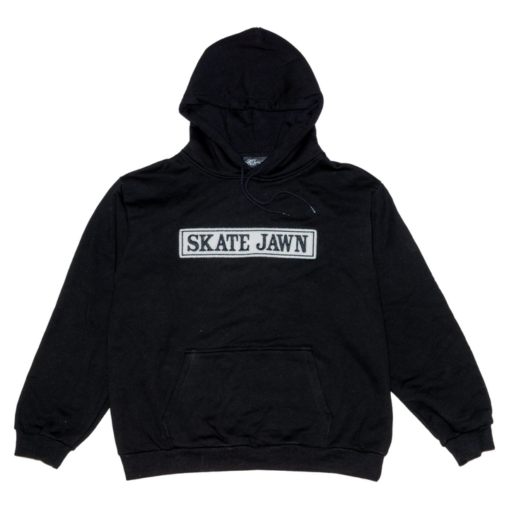 Skate Jawn Fuzzy Cover Box Hoodie Black