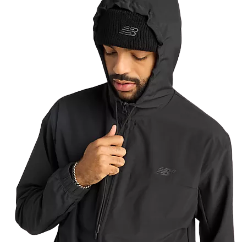 New Balance Numeric Woven Full Zip Jacket Black