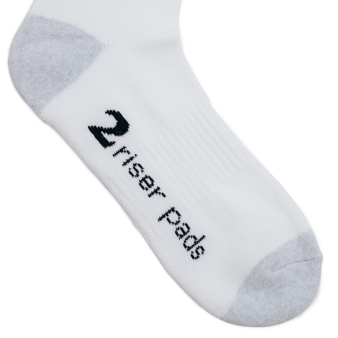 2 Riser Pads Socks - White