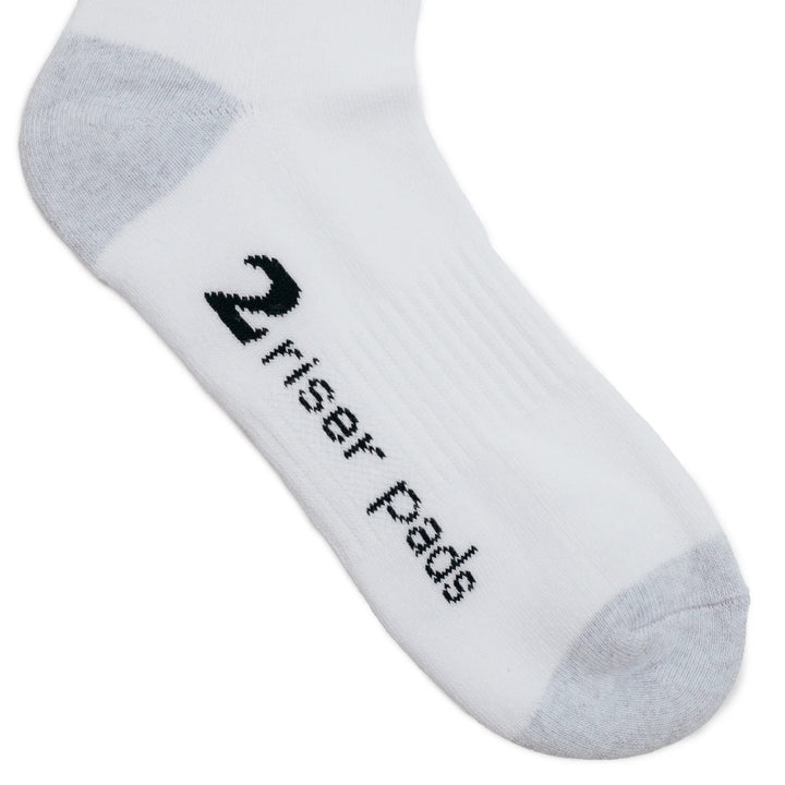 2 Riser Pads Socks - White