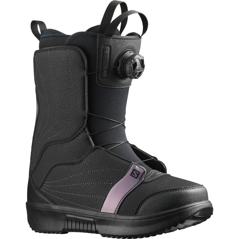 Salomon Pearl BOA Womens Boots Black/Royal Lilac 2022