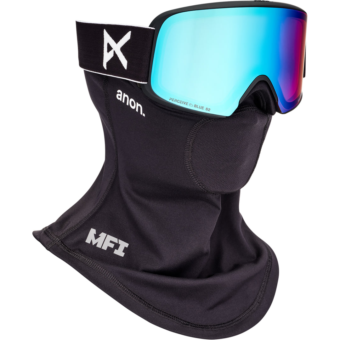 Anon M6 Snowboard Goggles Black/Perceive Variable Blue + MFI Facemask