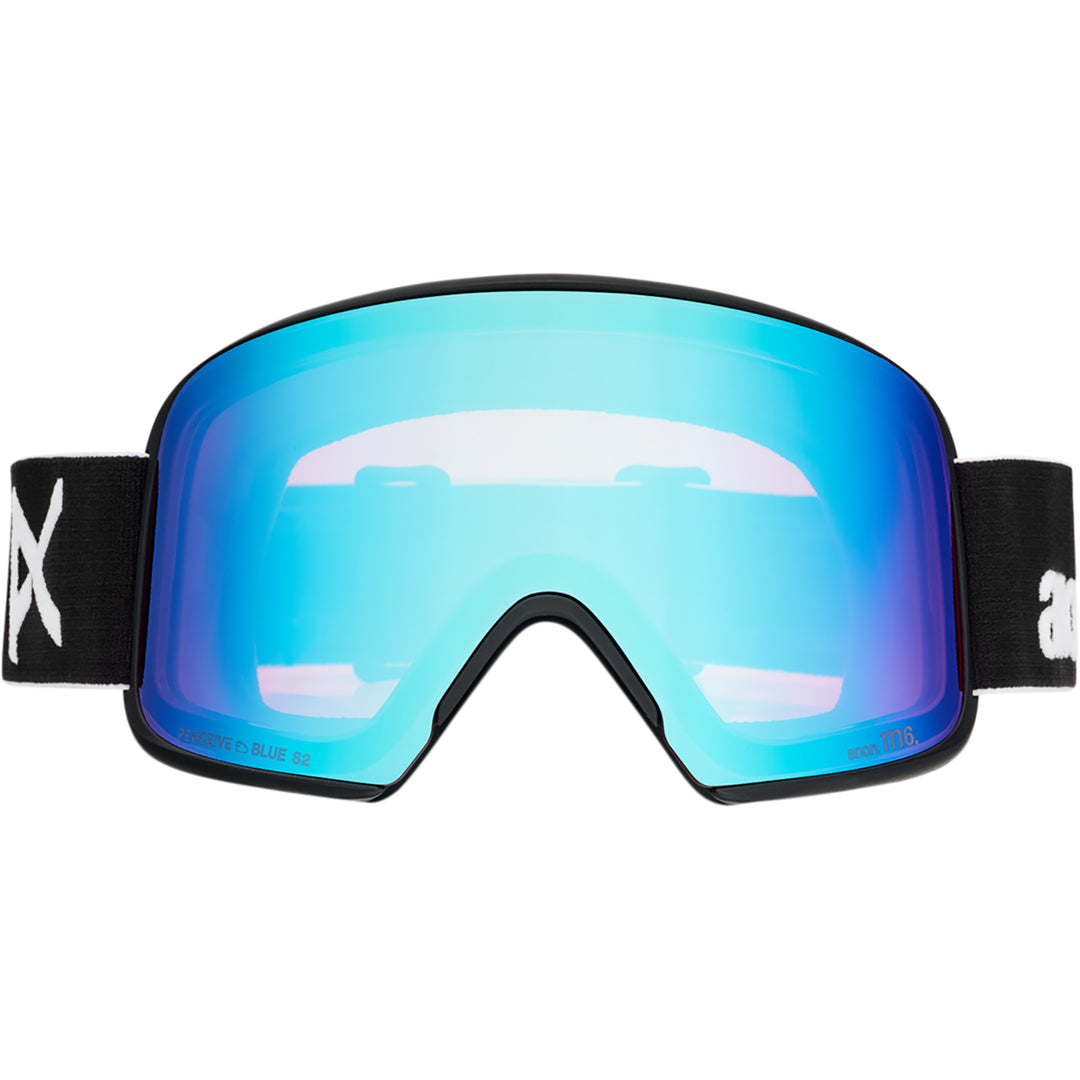 Anon M6 Snowboard Goggles Black/Perceive Variable Blue + MFI Facemask