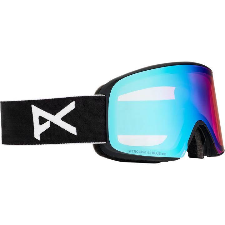 Anon M6 Snowboard Goggles Black/Perceive Variable Blue + MFI Facemask