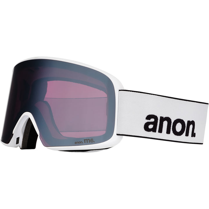 Anon M6 Snowboard Goggles White/Perceive Sunny Onyx + MFI Facemask