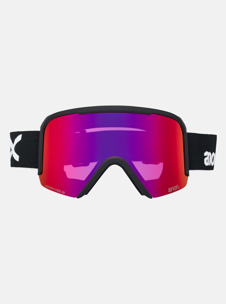 Anon Nesa S Goggles - Black + Perceive Sunny Red