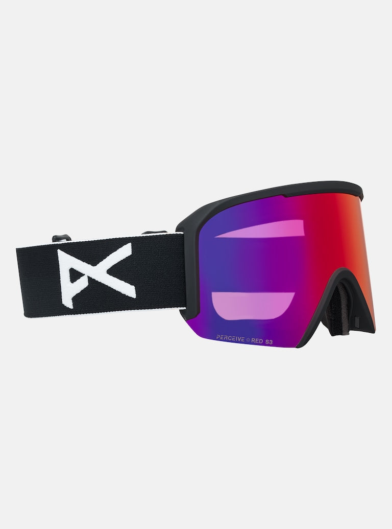 Anon Nesa S Goggles - Black + Perceive Sunny Red