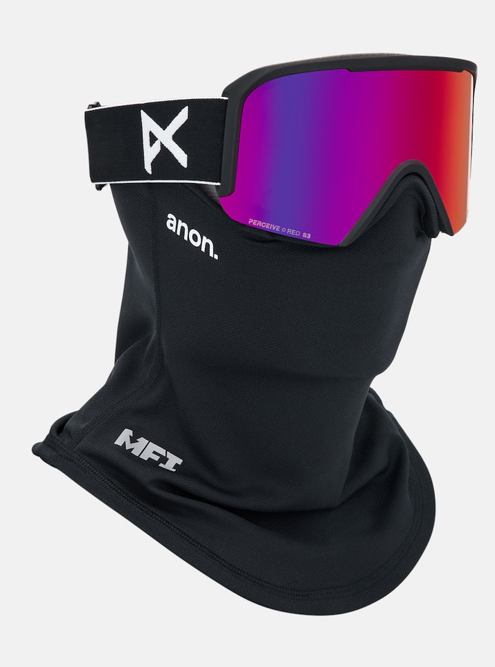 Anon Nesa S Goggles - Black + Perceive Sunny Red