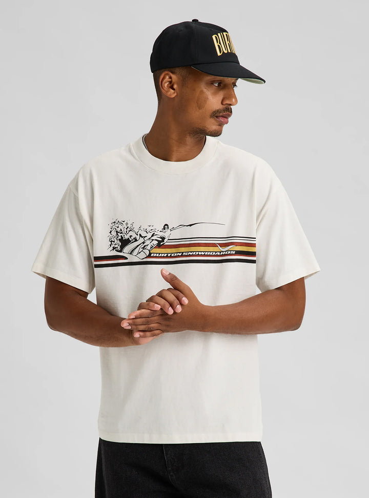 Burton Men's 90's Short Sleeve Stout White