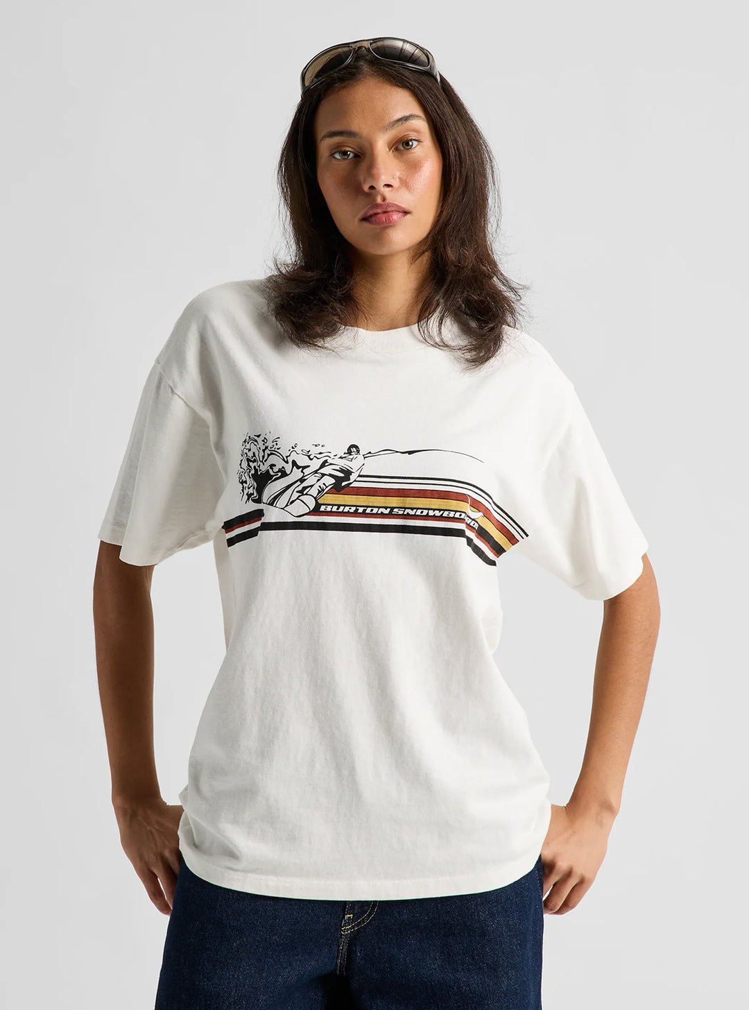 Burton Men's 90's Short Sleeve Stout White