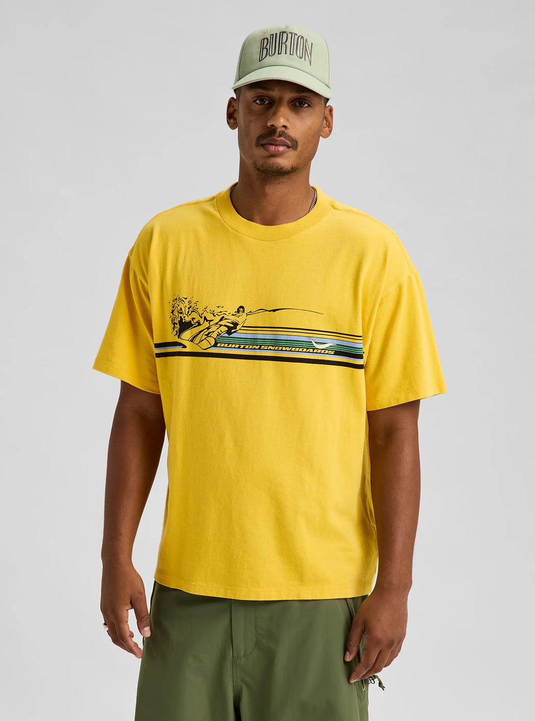 Burton Men's 90's Short Sleeve Thirteen Yellow