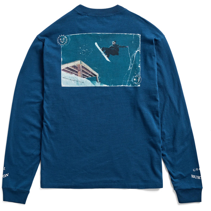 Burton Men's 90's Longsleeve Tee Selvedge Blue