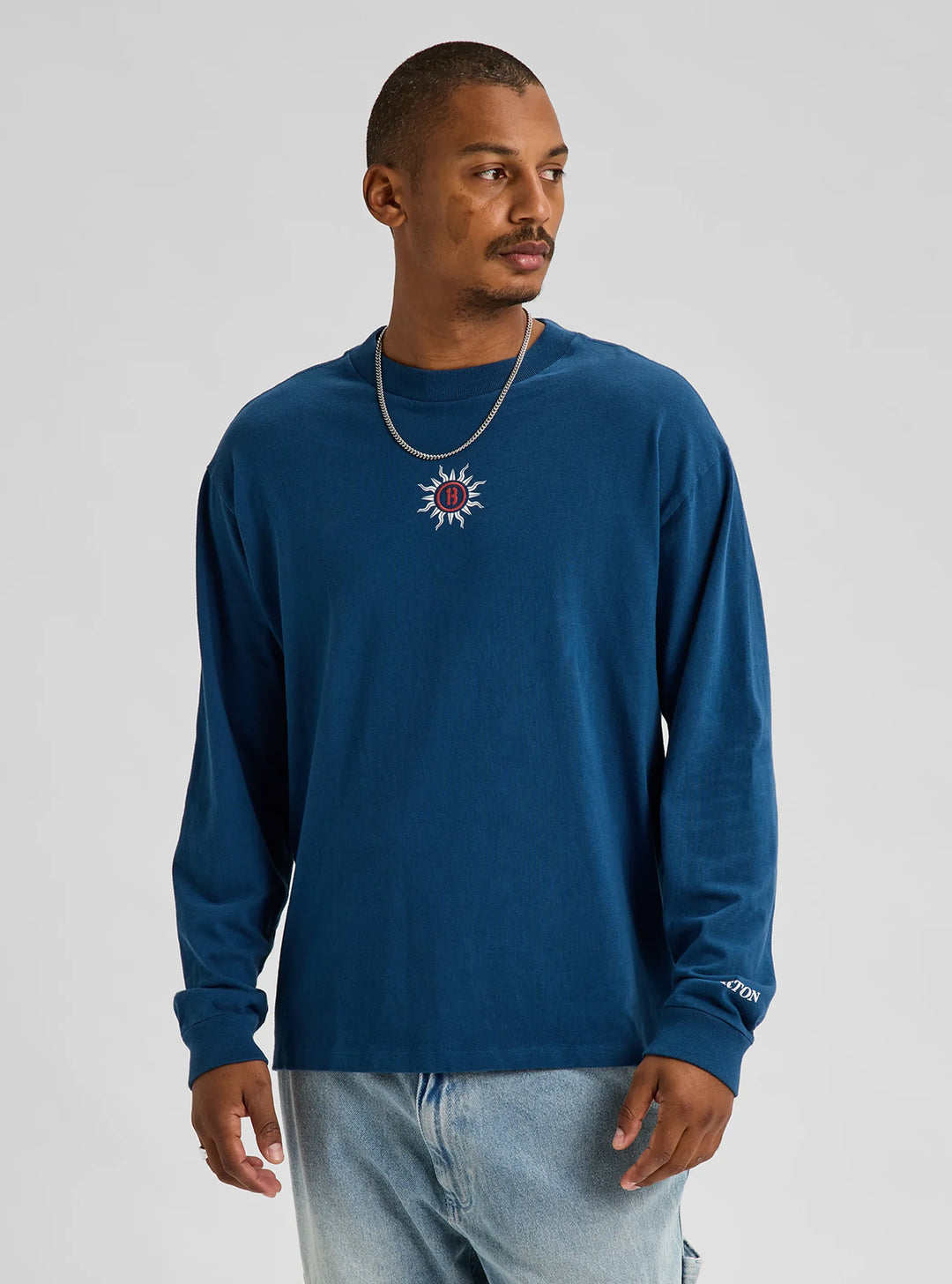 Burton Men's 90's Longsleeve Tee Selvedge Blue
