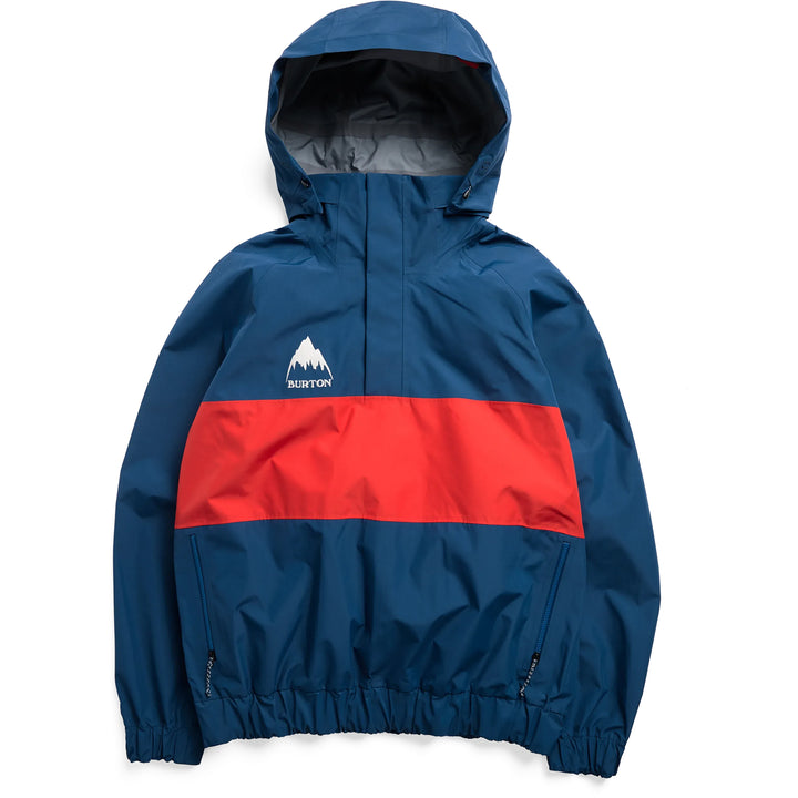 Burton Men's 80's Powder 3L Jacket Selvedge Blue/Performer Red